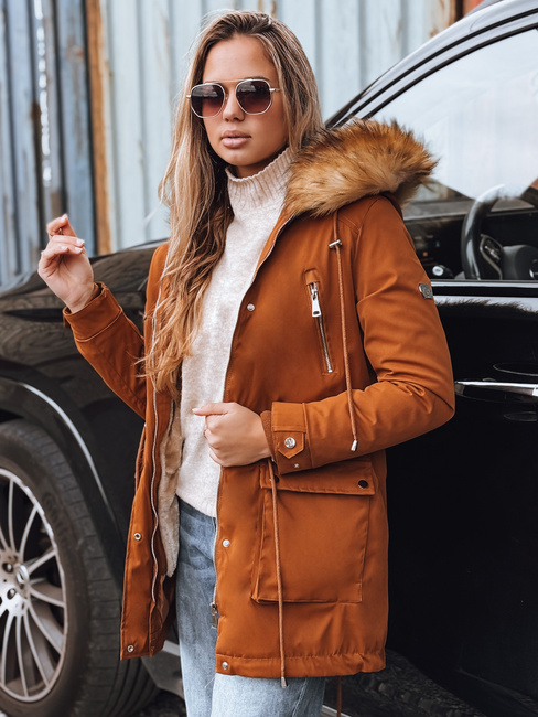 Damen Parka STELLA Camel Dstreet TY3182