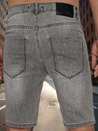 Kurze Herrenjeans dunkelgrau Dstreet SX2351