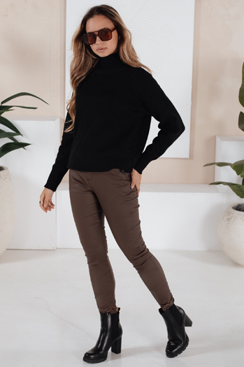 Damen Waxhose LIZZY Farbe Braun DSTREET UY1782