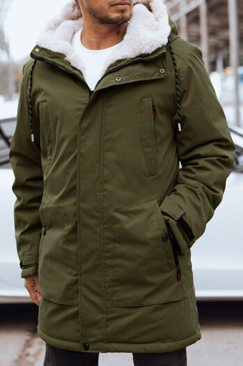 Herren Winterjacke grün Dstreet TX4606