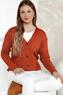 Damen Pullover RUSTICHE rot Dstreet MY2423