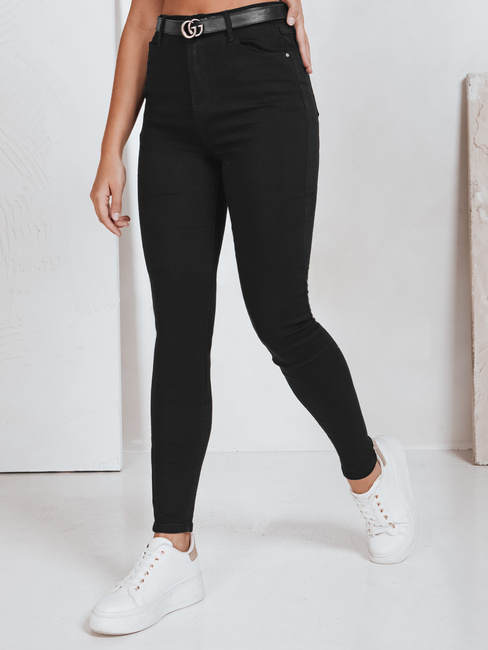 Damen Skinny Jeans schwarz Dstreet UY2759
