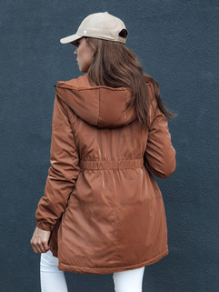 Damen Parka Übergangsjacke mit Kapuze HENRY camel Dstreet TY4495_5