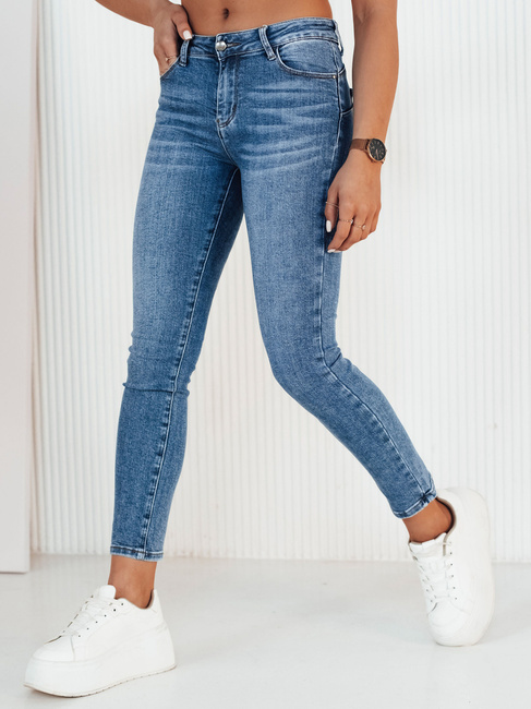 Damen Jeans mit hoher Taille BEVINO Farbe Blau DSTREET UY1919