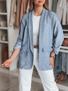 Damen Jacke in Übergröße SOFT LOVE navy blau Dstreet PY0131