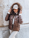 Gesteppte Damen-Winterjacke SPARKLE coffee Dstreet TY3950