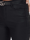 Gewachste schwarze Damenjeans Dstreet UY2761