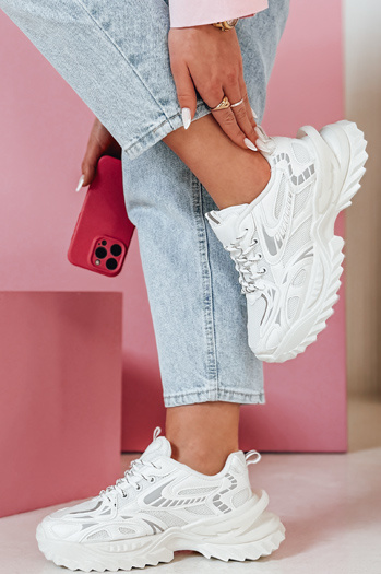 Damen Sport Turnschuhe BLAZERO weiß Dstreet ZY0900