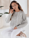 Damen Pullover mit Reißverschluss SELINA grau Dstreet MY2513