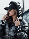 Damen Übergangs-Steppjacke mit Kapuze FASHION CHIC schwarz Dstreet TY4583