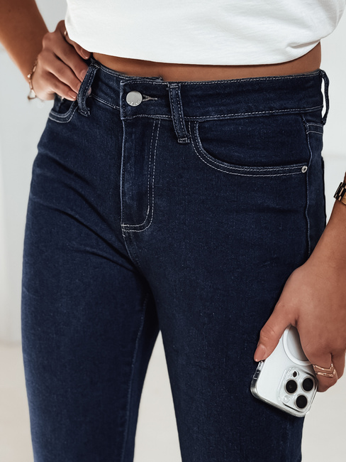 Damen MODILINI Denim-Hose dunkelblau Dstreet UY2239