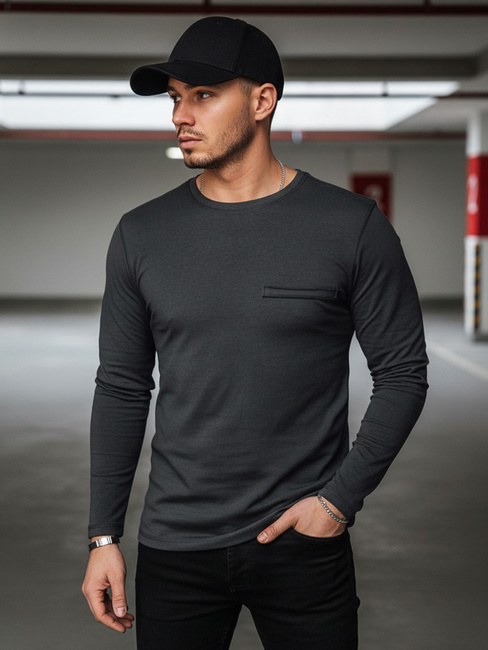 Herren Longsleeve Farbe Dunkelgrau DSTREET LX0561