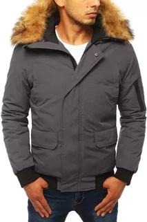 Herren Jacke Dunkelgrau Dstreet TX3942