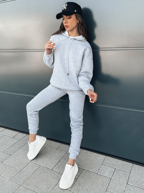 Damen Trainingsanzug-Set KSENIIA PREMIUM Farbe Hellgrau DSTREET AY0785