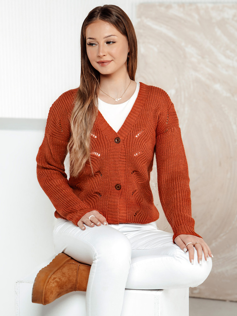 Damen KNITVIA Pullover rot Dstreet MY2420