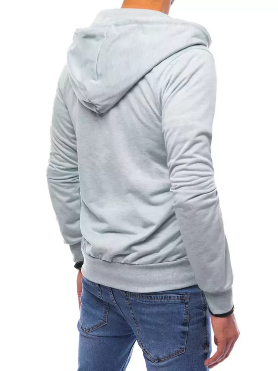 Herren Kapuzenpullover ZIP Hellgrau Dstreet BX5172