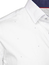 Herren Langarm Hemd Farbe Weiß DSTREET DX2521_2