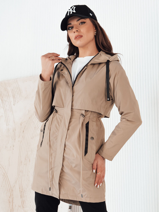 Damen Parka PERTHA Farbe Beige DSTREET TY4248