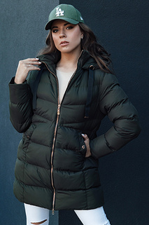 Damen Winterjacke mit Kapuze GABRIELLE grün Dstreet TY4364