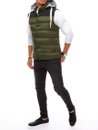 Herren Weste mit Kapuze Farbe Grün DSTREET TX3935