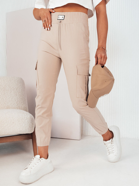Damen Casual Hose MAREN Farbe Beige DSTREET UY2067