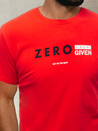 Herren T-shirt mit Aufdruck Rot Dstreet RX4742