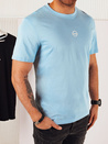 Herren T-shirt mit Aufdruck Farbe Himmelblau DSTREET RX5459