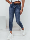 Damen Denim-Hose BUTTONFIT skinny blau Dstreet UY2313