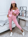 Damen Trainingsanzug Set AMILIA PREMIUM Rosa Dstreet AY0743