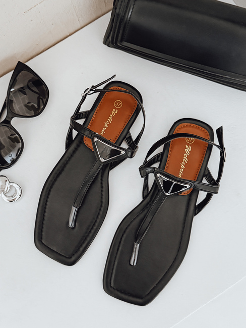 BLACKWISH Damen Flip Flop Sandalen schwarz Dstreet ZY0997