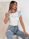 Damen T-shirt mit Aufdruck AMOURI Farbe Blau DSTREET RY2413