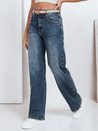 Blaue Damenjeans mit weitem Bein Dstreet UY2777