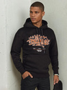 Herren Sweatshirt mit Aufdruck Farbe Schwarz DSTREET BX5665