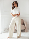 Damen Casual Hose THAMI Farbe Ecru DSTREET UY1848