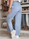 Damenhose mit weitem Bein MOBISKA blau Dstreet UY2617