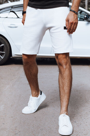 Herren Sport Shorts Farbe Weiß DSTREET SX2384