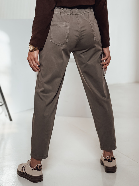 Damen Einheitsgröße LEOCINCIN Hose mit khaki Gürtel Dstreet UY2262