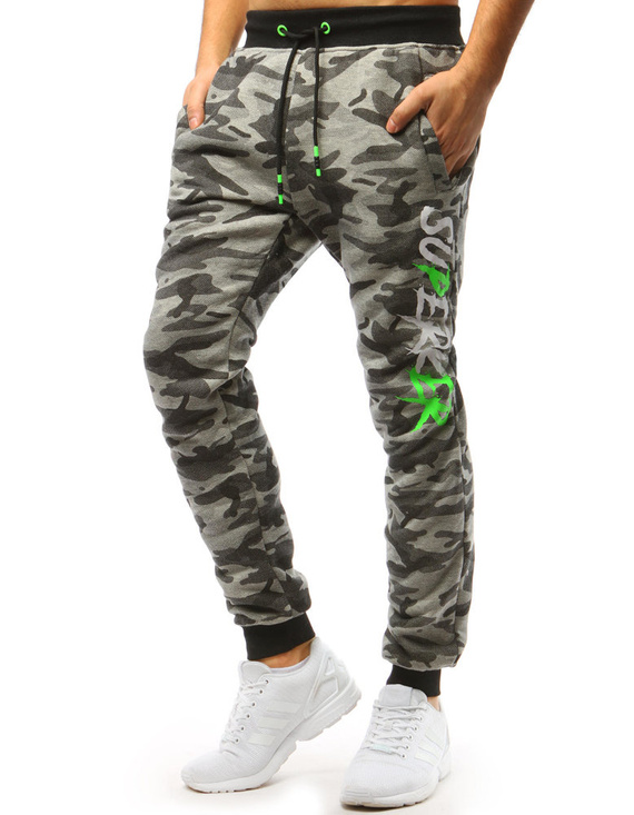 Herren Sporthose Jogger Camo Hellgrau Dstreet UX3509