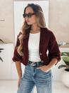 Damen Strickjacke NUTI Farbe Weinrot DSTREET MY1674