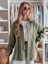 Damen-Übergangsjacke in Übergröße KOSMOJACK khaki Dstreet TY4840_5