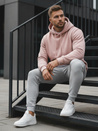 Herren Kapuzenpullover rosa Dstreet BX4845