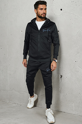 Herren Trainingsanzug schwarz Dstreet AX0814