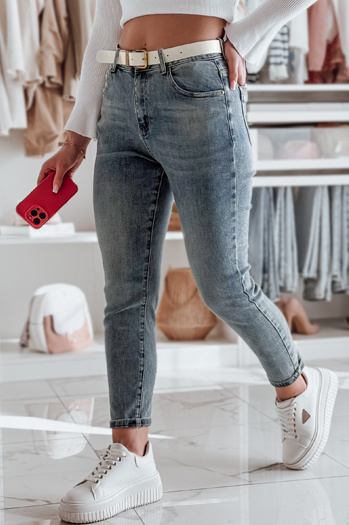 Damenjeanshosen Regular Fit LOVANCIO blau Dstreet UY2456