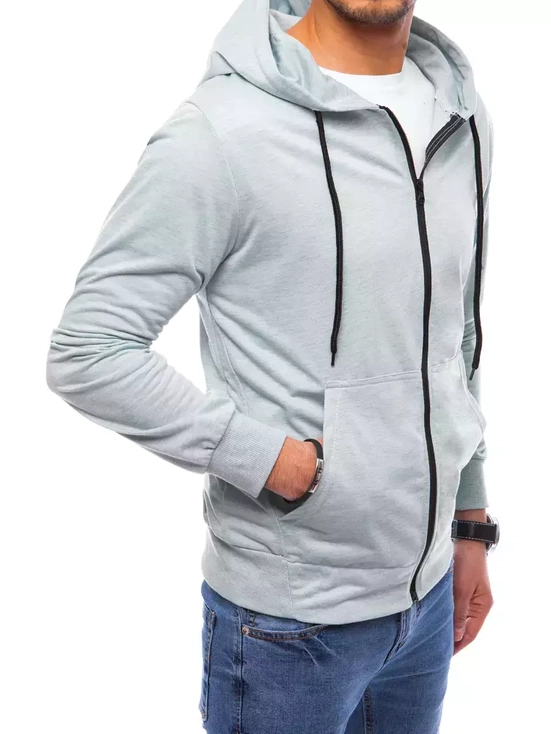 Herren Kapuzenpullover ZIP Hellgrau Dstreet BX5172