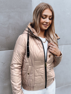 Damen Steppjacke für den Herbst LOVE YOU beige Dstreet TY3837_3