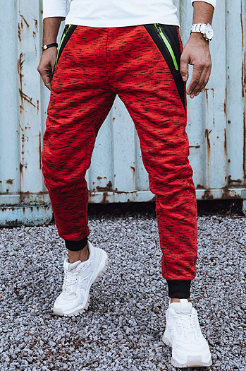 Herren Jogginghose rot Dstreet UX4442