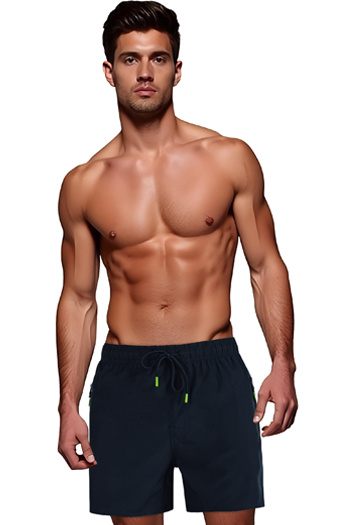 Marineblaue Shorts für Männer Dstreet SX2535