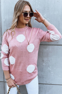 Damen Lange Pullover CRESCENDO Farbe Rosa DSTREET MY2172