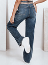 Blaue Damenjeans mit weitem Bein Dstreet UY2777