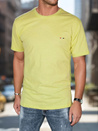 Herren-T-Shirt mit Stickerei gelb Dstreet RX5636